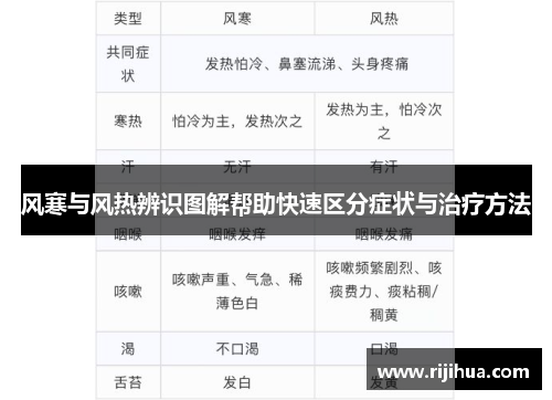 风寒与风热辨识图解帮助快速区分症状与治疗方法